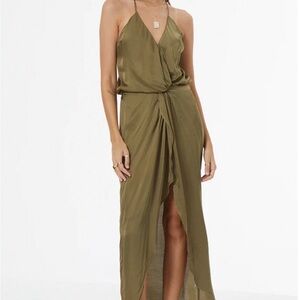 Young Fabulous & Broke Olive Maxi Dress